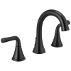 DELTA Kayra Two Handle Widespread Bathroom Faucet — Matte Black