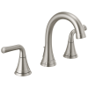 DELTA Kayra Two Handle Widespread Bathroom Faucet — Stainless