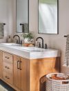 DELTA Altado Two Handle Widespread Bathroom Faucet — Matte Black
