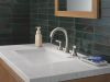 DELTA Bonacci Two Handle Widespread Bathroom Faucet — Lumicoat® Stainless