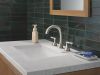 DELTA Bonacci Two Handle Widespread Bathroom Faucet — Lumicoat® Stainless