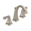 DELTA Dryden Two Handle Widespread Bathroom Faucet — Spotshield Stainless