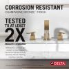 DELTA Vero Two Handle Widespread Bathroom Faucet — Champagne Bronze