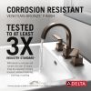 DELTA Vero Two Handle Widespread Bathroom Faucet — Venetian Bronze