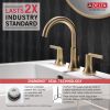 DELTA Trinsic Two Handle Widespread Bathroom Faucet — Champagne Bronze