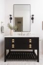 DELTA Trinsic Two Handle Widespread Bathroom Faucet — Champagne Bronze