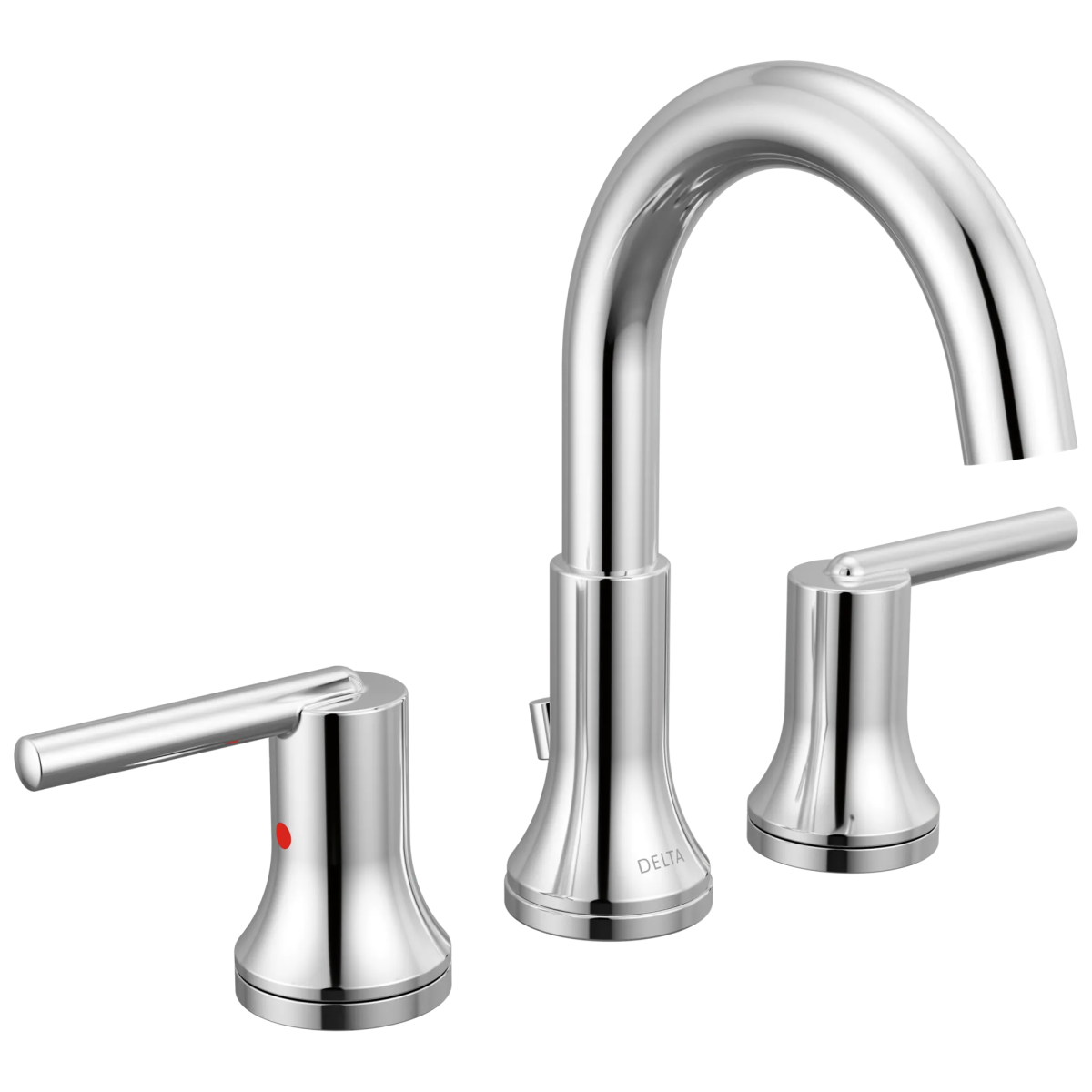 DELTA Trinsic Two Handle Widespread Bathroom Faucet — Chrome