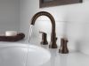 DELTA Trinsic Two Handle Widespread Bathroom Faucet — Venetian Bronze