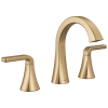 DELTA Lineax Two Handle Widespread Bathroom Faucet — Champagne Bronze