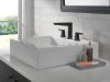 DELTA Galeon Two Handle Widespread Bathroom Faucet — Matte Black