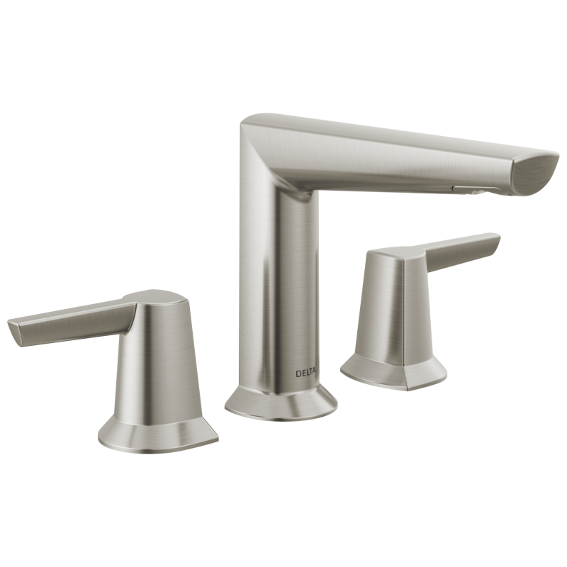 DELTA Galeon Two Handle Widespread Bathroom Faucet — Lumicoat® Stainless