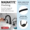 DELTA Stryke Two Handle Widespread Pull Down Bathroom Faucet — Matte Black
