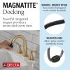 DELTA Stryke Two Handle Widespread Pull Down Bathroom Faucet — Lumicoat® Champagne Bronze