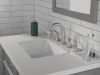 DELTA Stryke Two Handle Widespread Pull Down Bathroom Faucet — Lumicoat® Stainless
