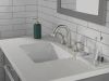 DELTA Stryke Two Handle Widespread Pull Down Bathroom Faucet — Lumicoat® Stainless