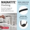 DELTA Nicoli Two Handle Widespread Pull-Down Bathroom Faucet — Stainless