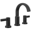 DELTA Albion  Two Handle Widespread Bathroom Faucet — Matte Black