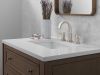 DELTA Albion  Two Handle Widespread Bathroom Faucet — Spotshield Brushed Nickel
