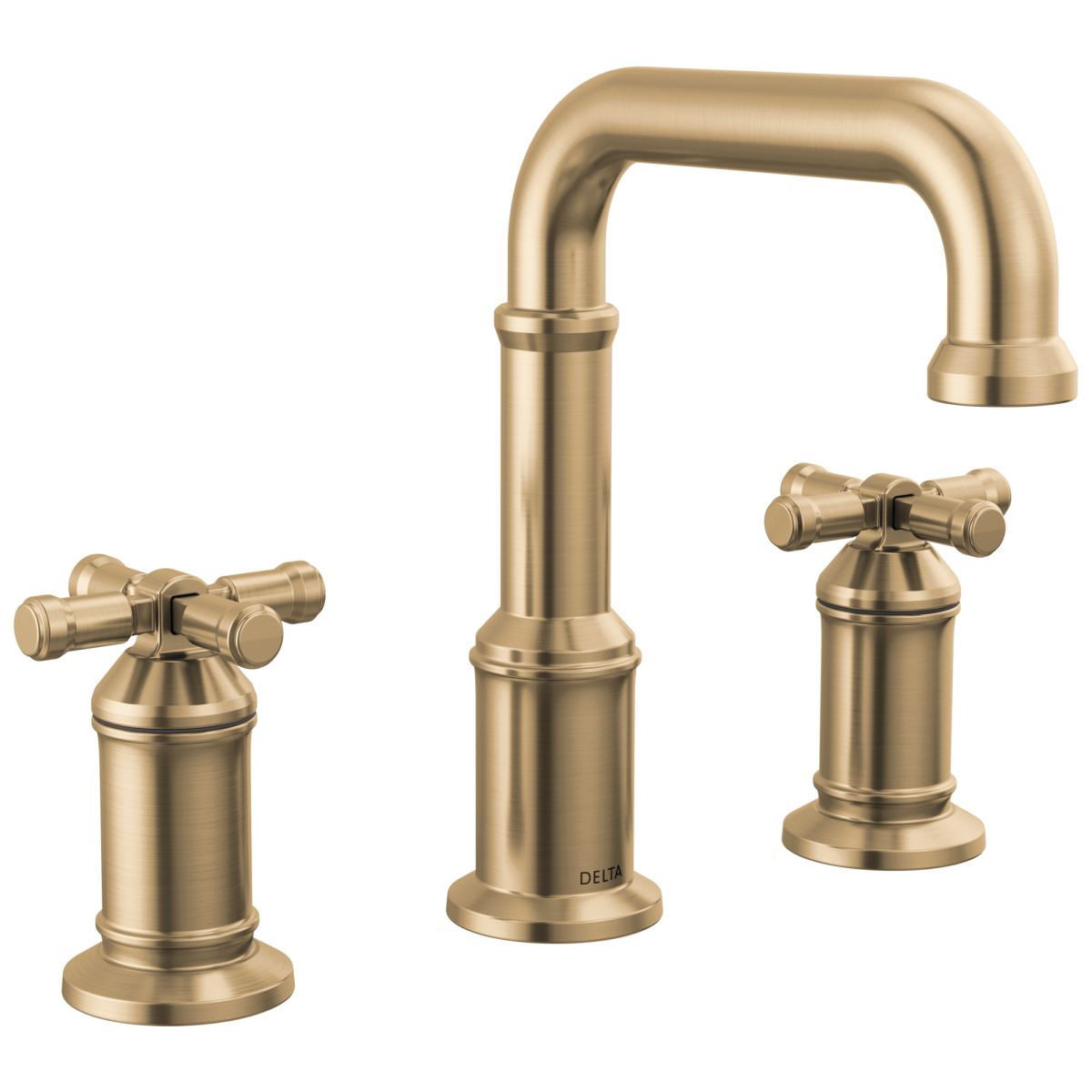 DELTA Broderick Two Handle Widespread Bathroom Faucet — Lumicoat® Champagne Bronze