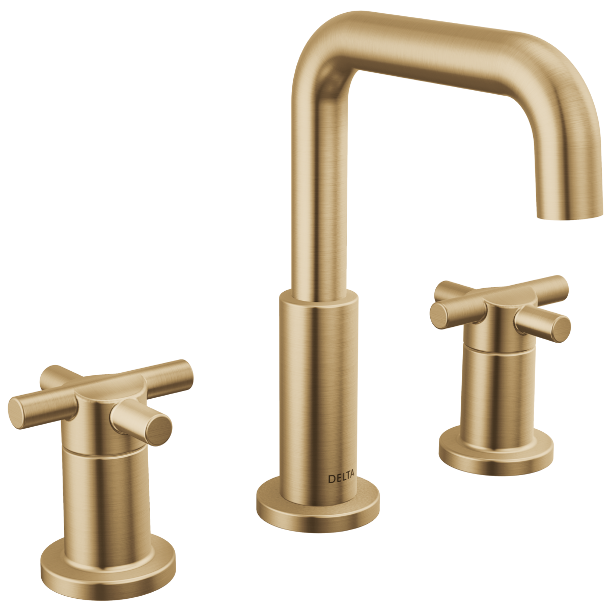 DELTA Nicoli Two Handle Widespread Bathroom Faucet — Champagne Bronze