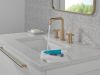 DELTA Nicoli Two Handle Widespread Bathroom Faucet — Champagne Bronze
