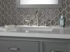 DELTA Windemere Two Handle Widespread Bathroom Faucet — Brushed Nickel