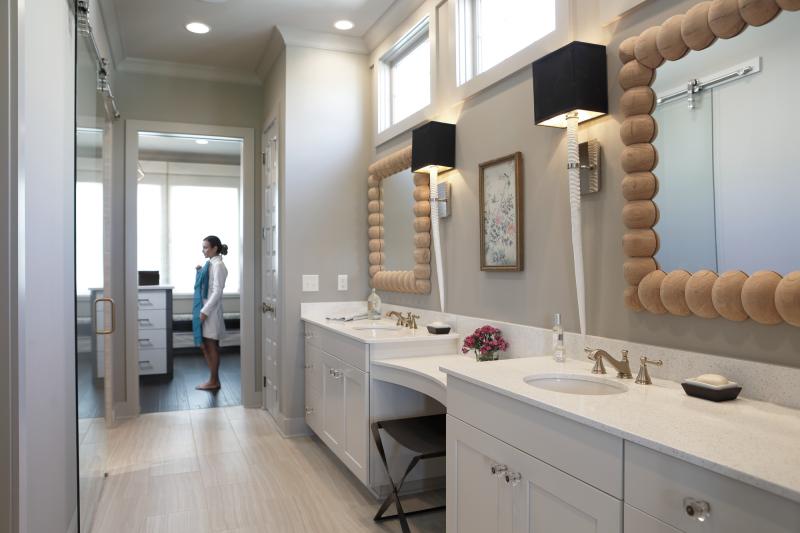 DELTA Cassidy Metal Lever Handle Set - Deck Mount Bathroom & Bidet — Champagne Bronze