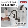 DELTA Cassidy Two Handle Widespread Pull Down Bathroom Faucet — Venetian Bronze