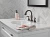DELTA Cassidy Two Handle Widespread Pull Down Bathroom Faucet — Venetian Bronze