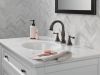 DELTA Cassidy Two Handle Widespread Pull Down Bathroom Faucet — Venetian Bronze