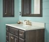 DELTA Cassidy Metal Cross Handle Set - Deck Mount Bathroom & Bidet — Champagne Bronze
