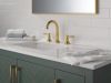 DELTA Roe Two Handle Widespread Bathroom Faucet — Brushed Gold