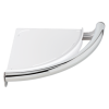 DELTA BathSafety Contemporary Corner Shelf with Assist Bar — Chrome