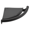 DELTA BathSafety Contemporary Corner Shelf with Assist Bar — Matte Black