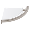 DELTA BathSafety Contemporary Corner Shelf with Assist Bar — Stainless