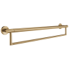DELTA BathSafety 24" Contemporary Towel Bar with Assist Bar — Champagne Bronze