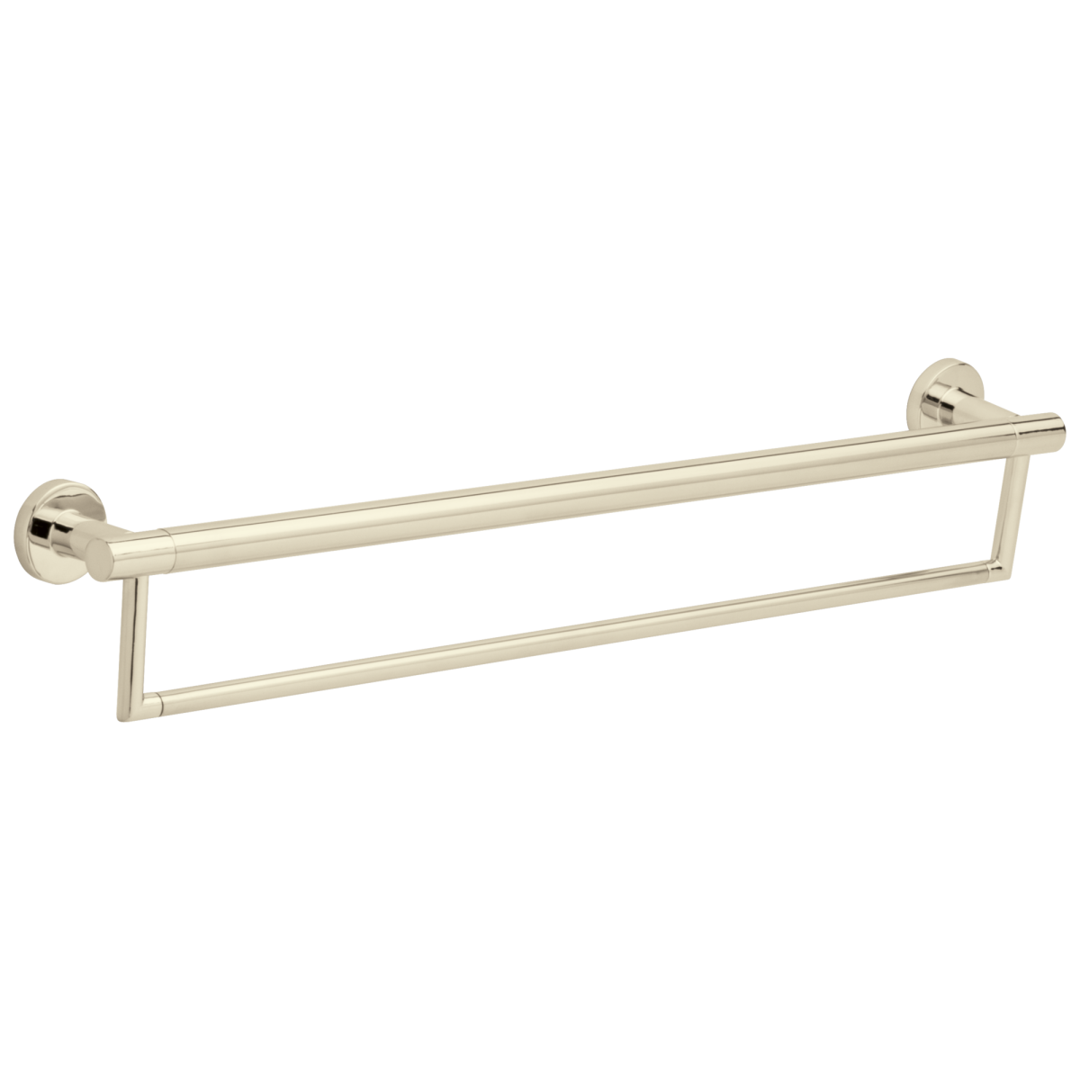 DELTA BathSafety 24" Contemporary Towel Bar with Assist Bar — Polished Nickel