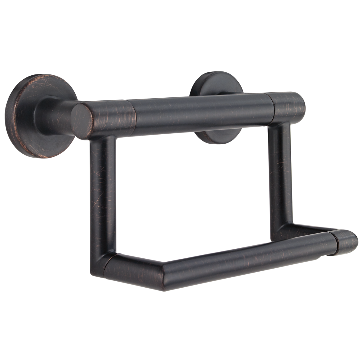 DELTA BathSafety Contemporary Tissue Holder with Assist Bar — Venetian Bronze