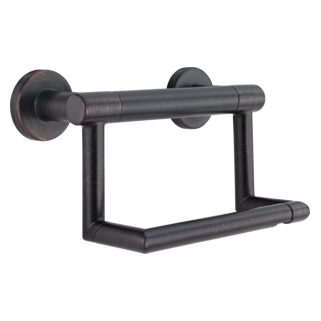 DELTA BathSafety Contemporary Tissue Holder with Assist Bar — Venetian Bronze