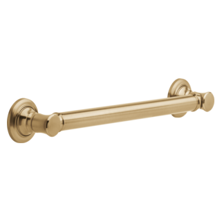 DELTA BathSafety 18" Traditional Decorative ADA Grab Bar — Champagne Bronze