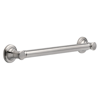 DELTA BathSafety 18" Traditional Decorative ADA Grab Bar — Stainless