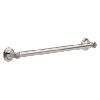 DELTA BathSafety 24" Traditional Decorative ADA Grab Bar — Stainless