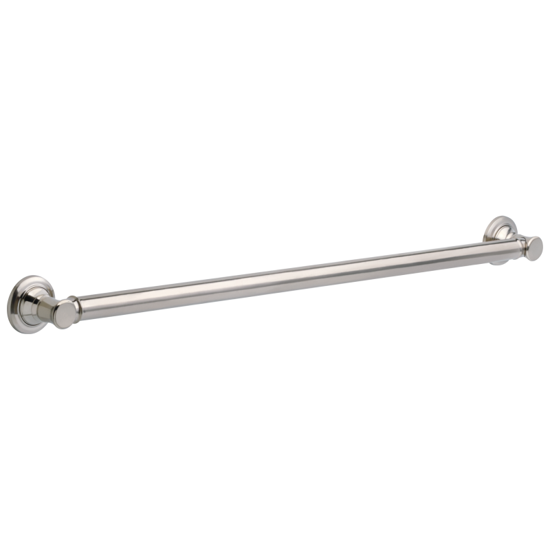 DELTA BathSafety 36" Traditional Decorative ADA Grab Bar — Stainless