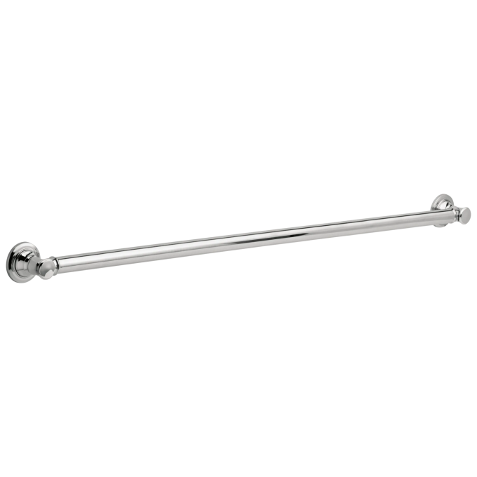 DELTA BathSafety 42" Traditional Decorative ADA Grab Bar — Chrome