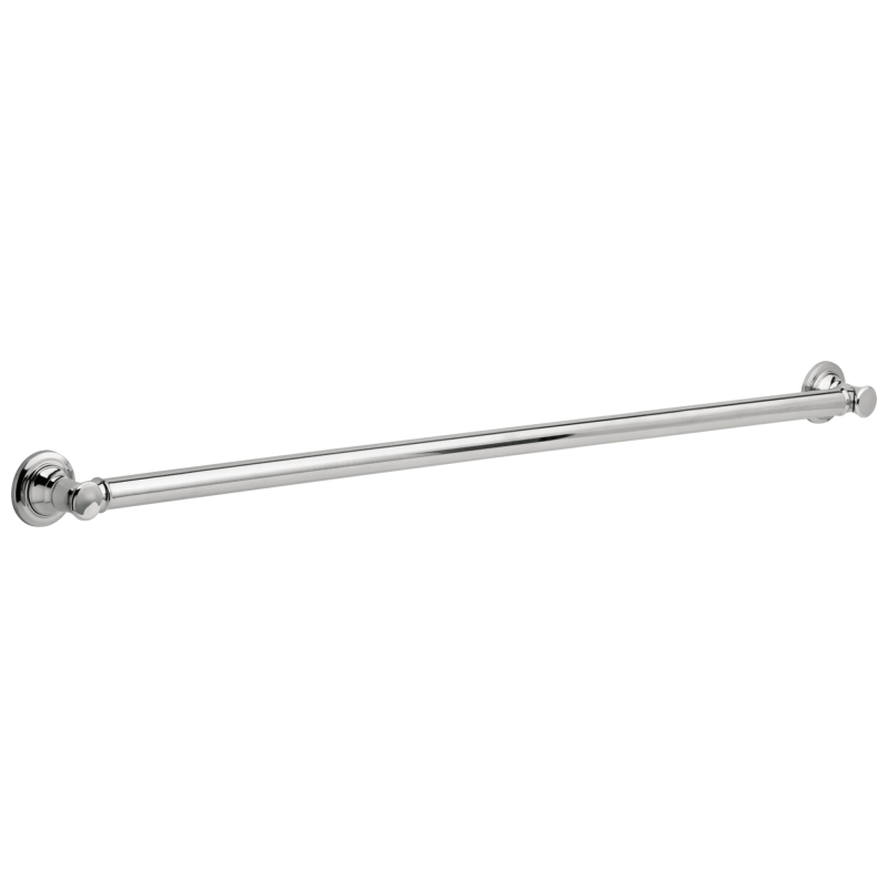 DELTA BathSafety 42" Traditional Decorative ADA Grab Bar — Chrome