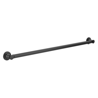 DELTA Traditional Decorative ADA Grab Bar — Matte Black