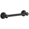 DELTA BathSafety 12" Transitional Decorative Grab Bar — Matte Black