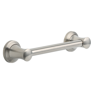 DELTA BathSafety 12" Transitional Decorative ADA Grab Bar — Stainless