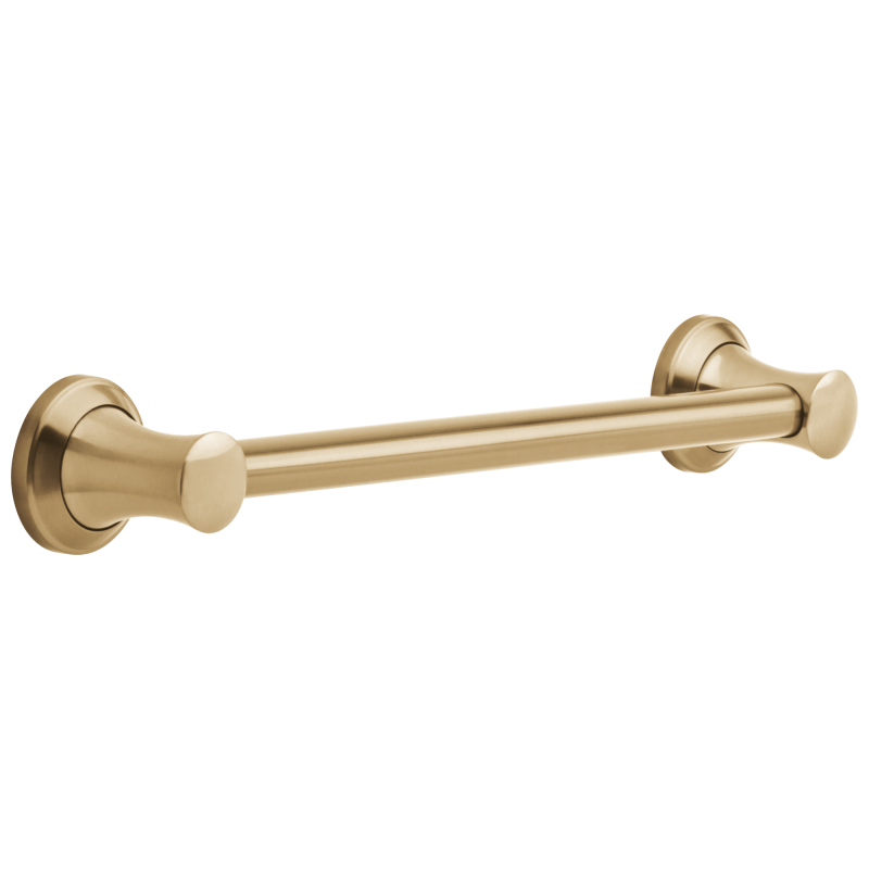 DELTA BathSafety 18" Transitional Decorative ADA Grab Bar — Champagne Bronze
