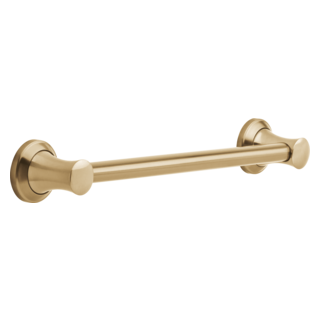 DELTA BathSafety 18" Transitional Decorative ADA Grab Bar — Champagne Bronze